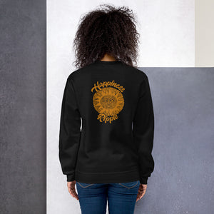 Happiness Ripple Sweatshirt - Logo on Front and Back